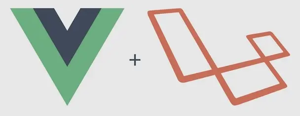 Laravel and Vue logos